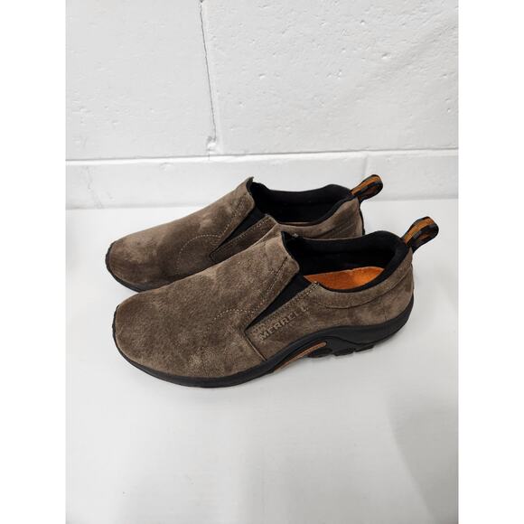 Merrell Men\'s Jungle Moc Slip-On Performance Suede Clogs, Size 10, In Gunsmoke main image 8